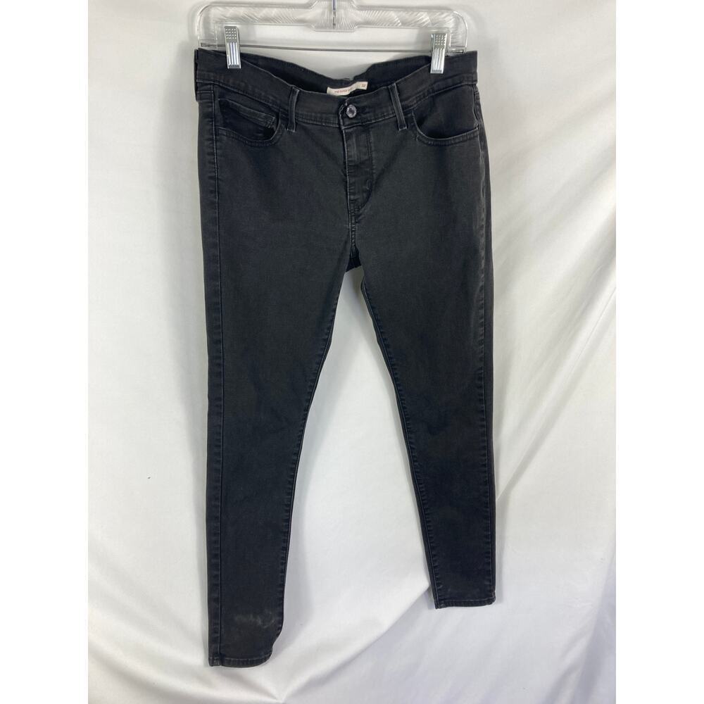 Levis 710 Super Skinny Black Jeans Size 32 L30